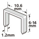 Staples Strend Pro Premium J906, 06 mm, 1,2x10,6mm, pkg. 1000 pcs