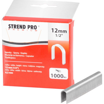Klambrid Strend Pro Premium 1612, 12 mm, klambrid klammerdaja jaoks, tüüp U, pak. 1000 tk Klambrid Strend Pro Premium 1612, 12 mm, klambrid klammerdaja jaoks, tüüp U, pak. 1000 tk