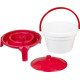 Поилка RAPID CLEAN, для птицы, на ножках, 12 литров, пластик