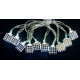 Christmas Light MagicHome Metal Cube, silver, 2xAA, interior Christmas Light MagicHome Metal Cube, silver, 2xAA, interior