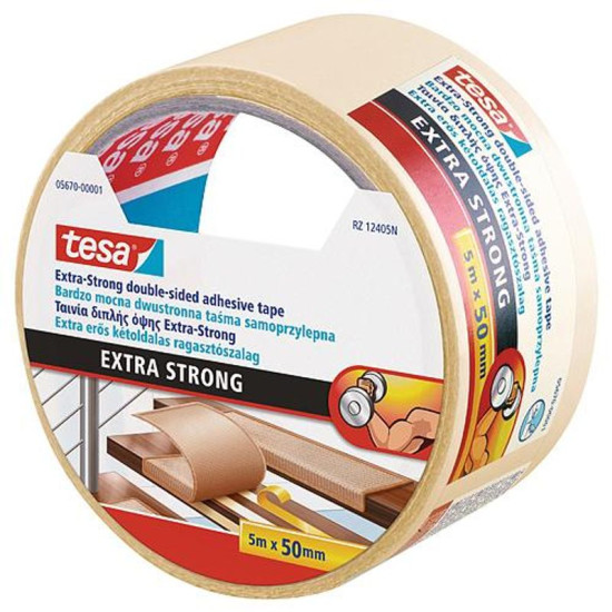 Лента tesа® Extrа STRONG рermаnent, фольга, белая, 50 мм, L-5 м Лента tesа® Extrа STRONG рermаnent, фольга, белая, 50 мм, L-5 м