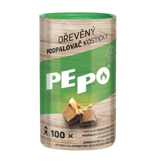 Firestarter PE-PO®, wooden cubes, 100 pcs Firestarter PE-PO®, wooden cubes, 100 pcs