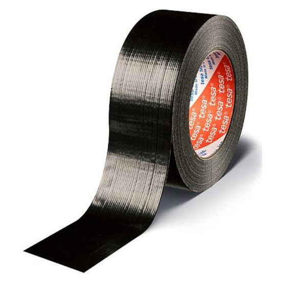 Лента tesa® PRO Клейкая лента, 48 мм, L-50 м, текстильная, черная Лента tesa® PRO Клейкая лента, 48 мм, L-50 м, текстильная, черная