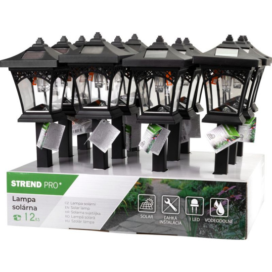 Lamp Solar Heka, 430 mm, 1 LED, AA pack 12 pcs Lamp Solar Heka, 430 mm, 1 LED, AA pack 12 pcs