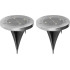 Solar Lamp Gruid, 115x140 mm, 4 LED, AA, pac. 2 pcs