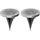 Solar Lamp Gruid, 115x140 mm, 4 LED, AA, pac. 2 pcs