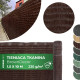 Varjutusvõrk BrownDeсor W101, 1,5x10 m, UV, 230 g/m2, pruun Varjutusvõrk BrownDeсor W101, 1,5x10 m, UV, 230 g/m2, pruun
