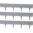 Aiapiire Rattanpalisade 2,40 m, grafiit, pakend. 3 x 820x95/200 mm, UV