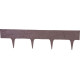 Бордюр StonePalisade 2,37 м, коричневый, упак. 3 кс 790х95/200 мм, УФ Бордюр StonePalisade 2,37 м, коричневый, упак. 3 кс 790х95/200 мм, УФ