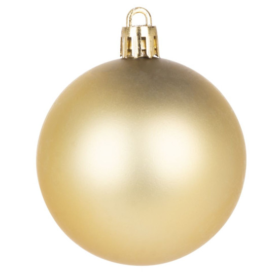 Ball MagicHome, 30 pcs, 6 cm, gold, for Christmas tree