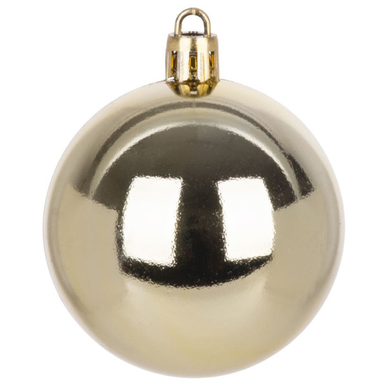 Ball MagicHome, 30 pcs, 6 cm, gold, for Christmas tree