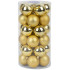 Ball MagicHome, 30 pcs, 6 cm, gold, for Christmas tree