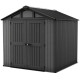 Дом Кетер КРЕПОСТЬ 8x8, серый, сад, 254x228,6x220 см