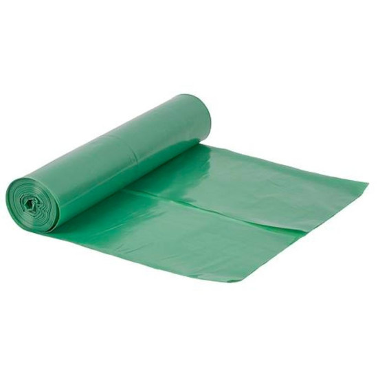 Waste bags ROLO LDPE T711.05, 070x110x0,05 mm, green, 15 pcs, 120l it. Waste bags ROLO LDPE T711.05, 070x110x0,05 mm, green, 15 pcs, 120l it.