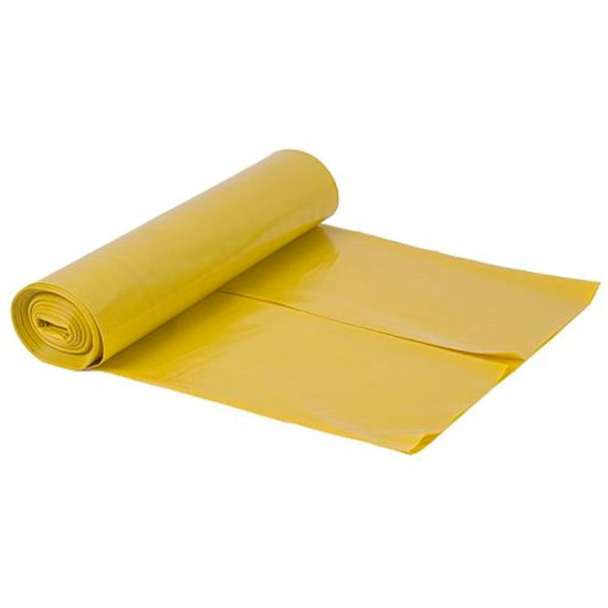 Prügikotid ROLO LDPE T711.05, 070x110x0,05 mm, kollane, 15 tk, 120 lit. Prügikotid ROLO LDPE T711.05, 070x110x0,05 mm, kollane, 15 tk, 120 lit.