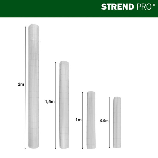 Piirdeaed DF13, PVC 2000 mm, L-3 m, hall, 1300g/m2, UV Piirdeaed DF13, PVC 2000 mm, L-3 m, hall, 1300g/m2, UV