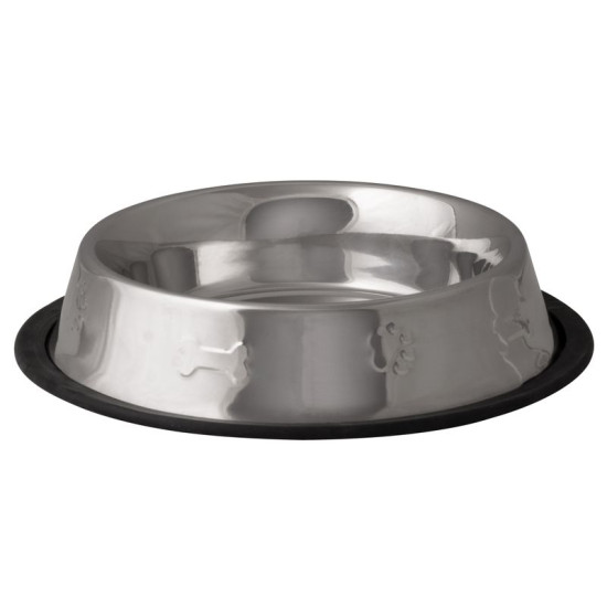 Bowl MagicHome PET 19 cm, 0400 ml, stainless steel, for dogs Bowl MagicHome PET 19 cm, 0400 ml, stainless steel, for dogs