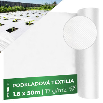 Текстиль Garden B4404 1,6х50 м, флизелин, 17 г/м, белый, рулон Текстиль Garden B4404 1,6х50 м, флизелин, 17 г/м, белый, рулон