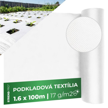 Текстиль Garden B4405 1,6х100 м, флизелин, 17 г/м, белый, рулон Текстиль Garden B4405 1,6х100 м, флизелин, 17 г/м, белый, рулон