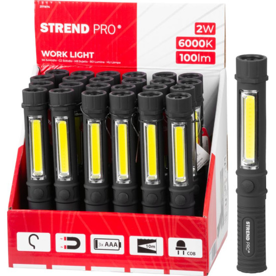 Magnetvalgusti Worklight CWL1046, COB 3xAAA, 24 tk Magnetvalgusti Worklight CWL1046, COB 3xAAA, 24 tk