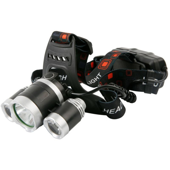 Налобный фонарь Strend Pro Headlight H931, T6+2 XPE LED, 300 лм, 1200 мАч, зарядка через USB Налобный фонарь Strend Pro Headlight H931, T6+2 XPE LED, 300 лм, 1200 мАч, зарядка через USB