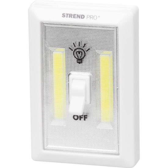 Lamp Strend Pro Switchlight SL1063, 2xCOB 200 lm, 3xAAA, lülitiga, karbis 12 tk.