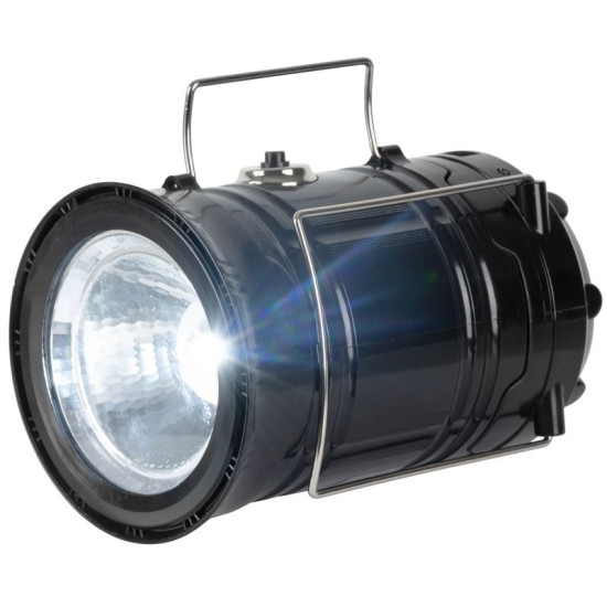 Lamp Strend Pro Camping CL102, LED, 80 lm, 1200 mAh, leegiefekt, matkalamp, päikeseenergia laadimine, USB väljund