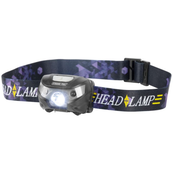 Налобный фонарь Strend Pro Headlight H889, CreeLED, 180 лм, 1200 мАч, зарядка USB, датчик движения Налобный фонарь Strend Pro Headlight H889, CreeLED, 180 лм, 1200 мАч, зарядка USB, датчик движения