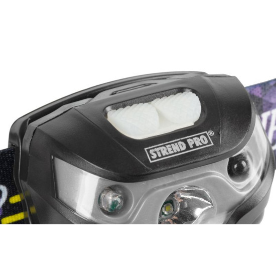 Налобный фонарь Strend Pro Headlight H889, CreeLED, 180 лм, 1200 мАч, зарядка USB, датчик движения Налобный фонарь Strend Pro Headlight H889, CreeLED, 180 лм, 1200 мАч, зарядка USB, датчик движения
