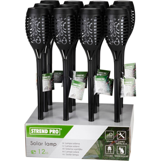 Solar Sargas lamp, 7x35 cm, 2 LEDs, 1xAAA, bal. 4 pcs