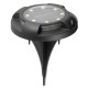 Lamp Strend Pro Strend Pro Crater, 11x14 cm, solar, 12x SMD LED, AA, 2 pcs Lamp Strend Pro Strend Pro Crater, 11x14 cm, solar, 12x SMD LED, AA, 2 pcs