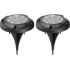Lamp Strend Pro Strend Pro Crater, 11x14 cm, solar, 12x SMD LED, AA, 2 pcs