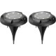 Lamp Strend Pro Strend Pro Crater, 11x14 cm, solar, 12x SMD LED, AA, 2 pcs Lamp Strend Pro Strend Pro Crater, 11x14 cm, solar, 12x SMD LED, AA, 2 pcs