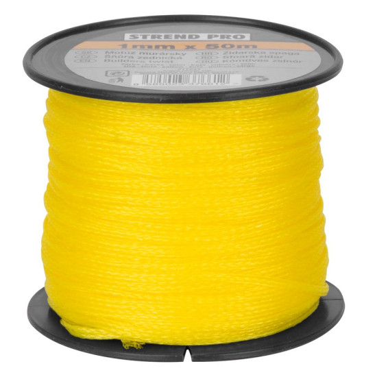 Builders twist Strend Pro yellow, 2,0 mm, 50 m Builders twist Strend Pro yellow, 2,0 mm, 50 m