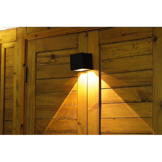 Strend Pro aiavalgusti, päikeseenergia, LED seina-/aiavalgusti, 10x10x10cm