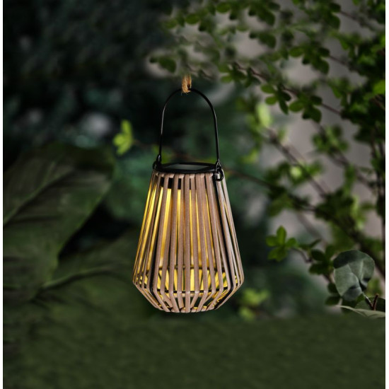 Strend Pro Aialamp, päikeseenergia, LED, ripp, rotangist, 12x12x24 cm Strend Pro Aialamp, päikeseenergia, LED, ripp, rotangist, 12x12x24 cm