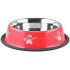 Bowl MagicHome Woof 23 cm, 900 ml, red, for a dog