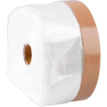 Covering film Strend Pro, 550 mm, L-25 m, PE, with fabric adhesive tape, covering, for the floor