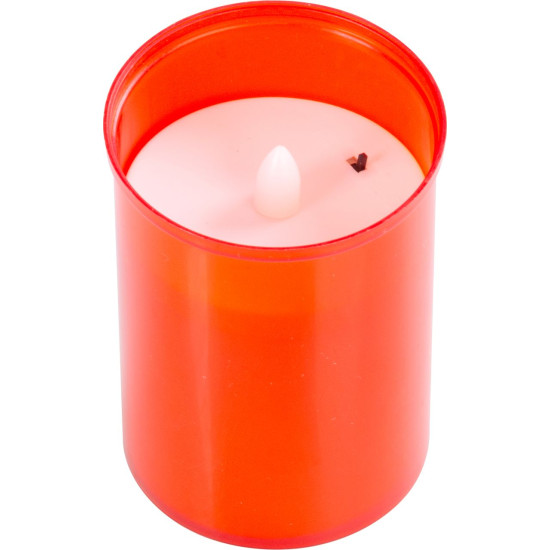 Candle MagicHome TG-10, with LED candle, for the grave, red, 12 cm, (part of the package 2xAA) Candle MagicHome TG-10, with LED candle, for the grave, red, 12 cm, (part of the package 2xAA)