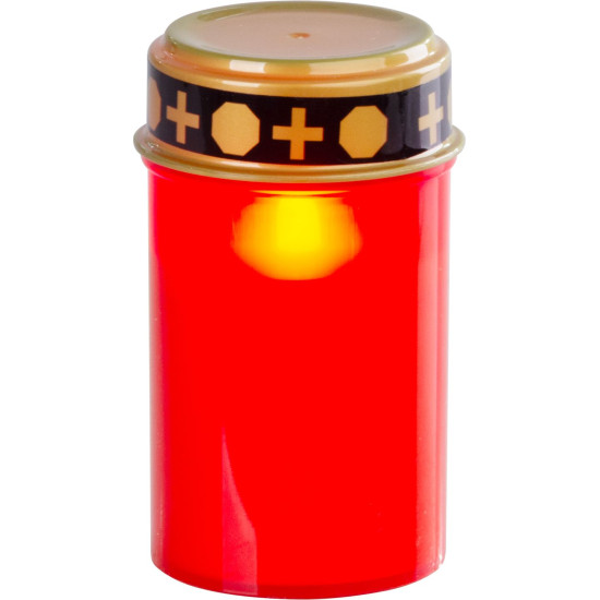 Candle MagicHome TG-10, with LED candle, for the grave, red, 12 cm, (part of the package 2xAA) Candle MagicHome TG-10, with LED candle, for the grave, red, 12 cm, (part of the package 2xAA)