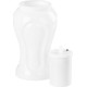Candle MagicHome TG-26, with LED candle, for the grave, white, 10x17 cm, (part of the package 2xAA)