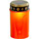 MagicHome TG-62 lamp, with LED candle, for the grave, red, solar charging