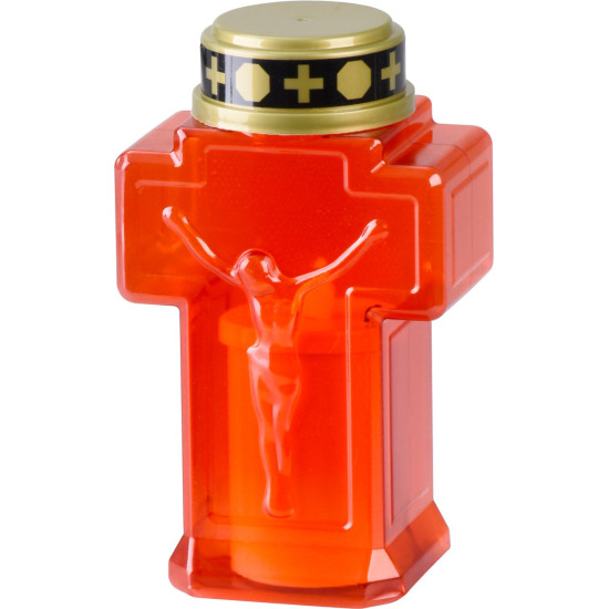 Candle MagicHome, cross, LED, for the grave, red, 2xAA, 15.3x6.8 cm, (part of the package 2xAA) Candle MagicHome, cross, LED, for the grave, red, 2xAA, 15.3x6.8 cm, (part of the package 2xAA)