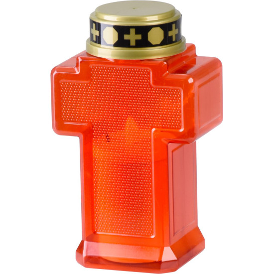 Candle MagicHome, cross, LED, for the grave, red, 2xAA, 15.3x6.8 cm, (part of the package 2xAA) Candle MagicHome, cross, LED, for the grave, red, 2xAA, 15.3x6.8 cm, (part of the package 2xAA)