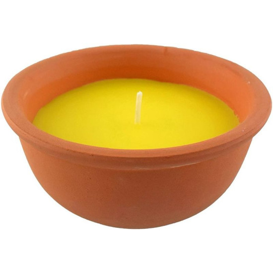Küünal Citronella, repellent, terrakota, 220 g, 60x150 mm Küünal Citronella, repellent, terrakota, 220 g, 60x150 mm