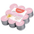 Candles Bolsius Tealight True Scents, tea, scented, magnolia, pack. 18 pcs