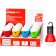 Strend Pro Camping lamp C748, camping lamp, bulb shape, 3xAAA, mix of colors, Sellbox 12 pcs Strend Pro Camping lamp C748, camping lamp, bulb shape, 3xAAA, mix of colors, Sellbox 12 pcs