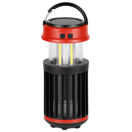 Strend Pro lamp, against insects and mosquitoes, camping, solar, USB, UV+white LED, 15x8.60 cm