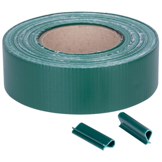 Tape Strend Pro EUROSTANDARD LIGHT, 47,5 mm, L-35 m, varjutus, roheline, kate, aiapaneelidele, 20 klambriga, 450g/m2, PVC, RAL6005 Tape Strend Pro EUROSTANDARD LIGHT, 47,5 mm, L-35 m, varjutus, roheline, kate, aiapaneelidele, 20 klambriga, 450g/m2, PVC, RAL6005
