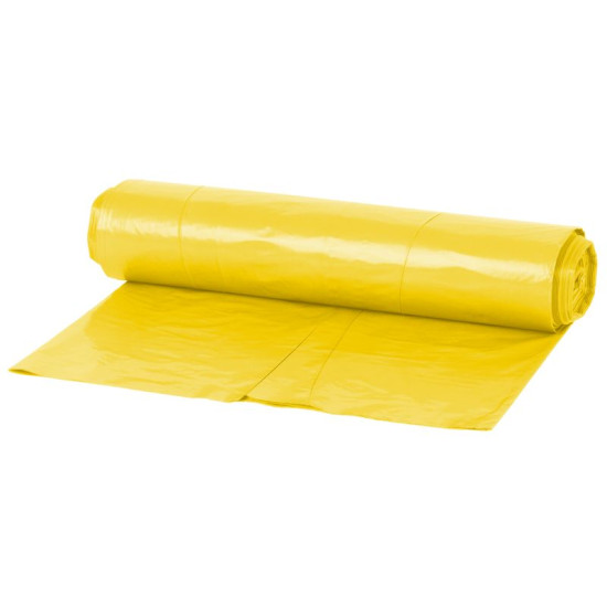 Prügikott ROLO MagicHome kotid, 120 lit., taaskasutus, kollane, pak. 25 tk., klassikaline Prügikott ROLO MagicHome kotid, 120 lit., taaskasutus, kollane, pak. 25 tk., klassikaline